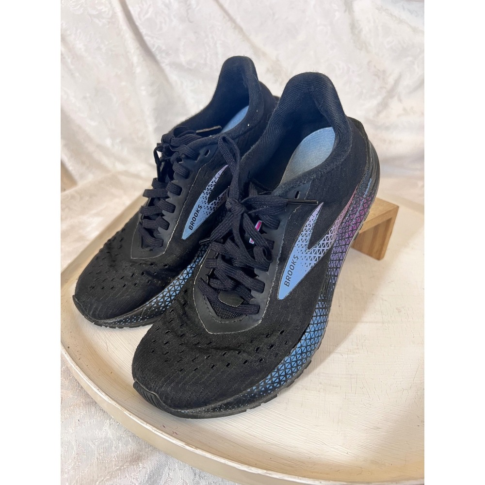 Brooks Hyperion Tempo Womens Running Shoes Black Blue Purple 1203281B097 Size 6
